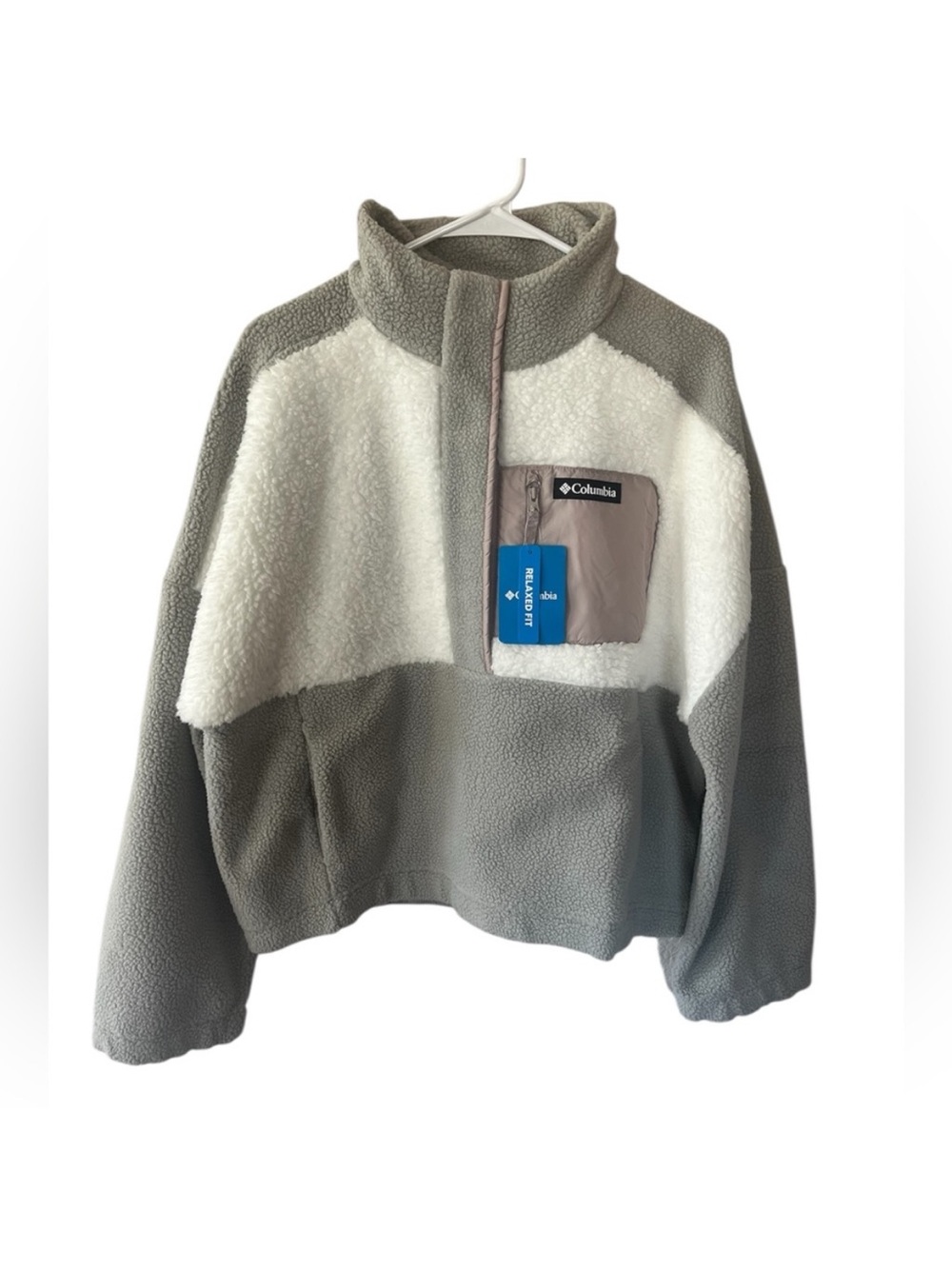 NEW Columbia Lodge Fleece Pullover Jacket Size XL